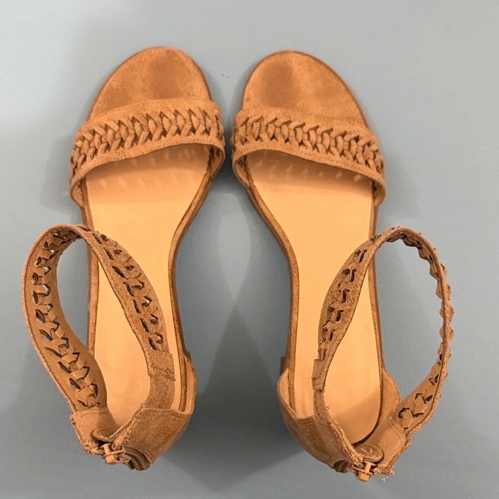 Fergalicious Tan Woven Heels - Picture 7 of 9